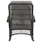 Manhattan Comfort Furttuo Steel Rattan Outdoor Rocking Chair with Cushions in Grey OD-CV017-GY - alternate 7